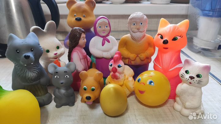 Сказки. Резиновые игрушки