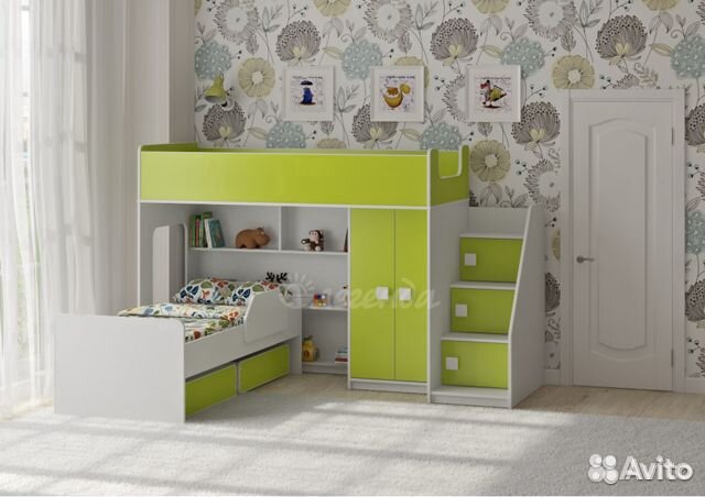 Кровать чердак