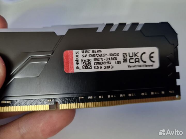 Оперативная память DDR4 - 16гб 3600мгц