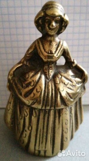 Колокольчик старинный вызывной Дама Леди
