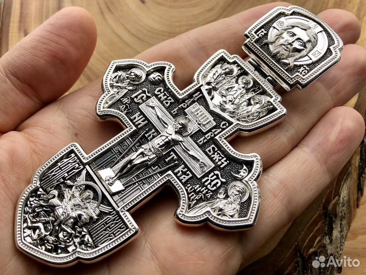 Серебряный крест большой 119 грамм