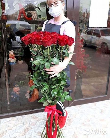 Высокие розы Гигантские розы Доставка цветов