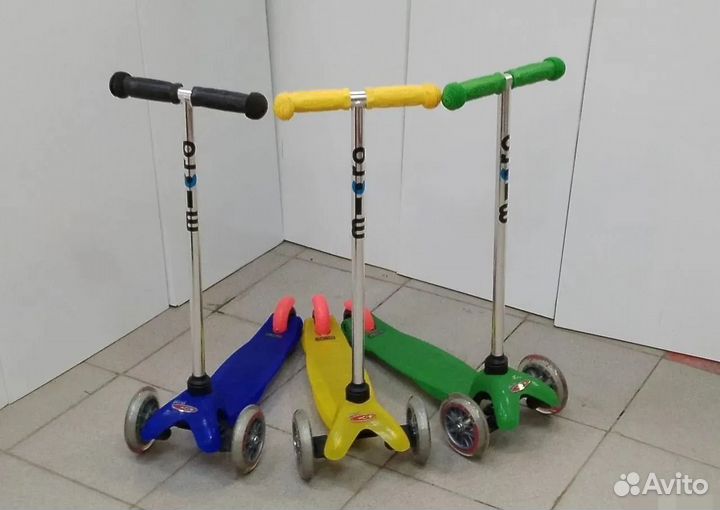 Самокат 3х колесный