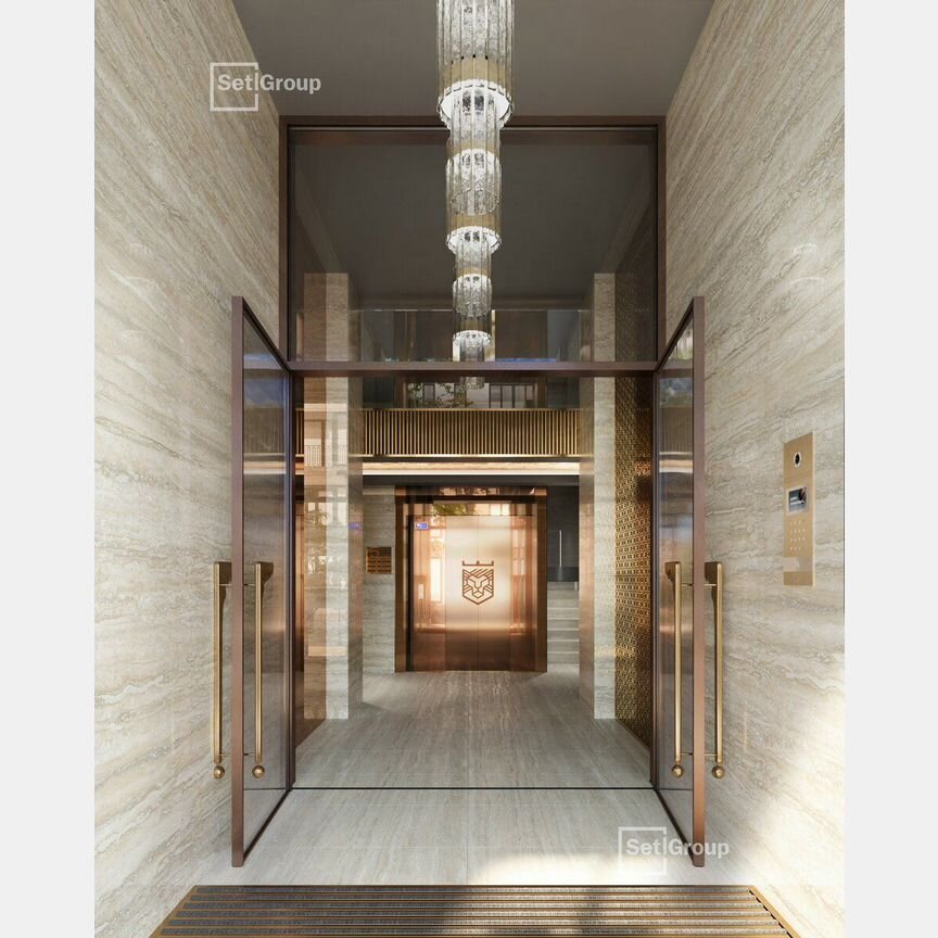 2-к. апартаменты, 107,6 м², 1/6 эт.