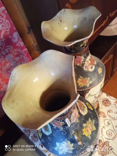 Ваза китайская напольная под реставрацию