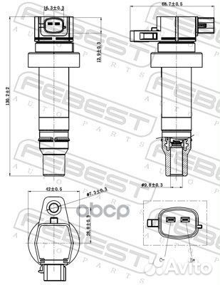 Катушка зажигания hyundai I30/I30CW 07 2007-201