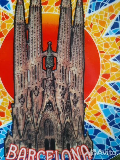 Тарелка настенная Барселона Испания
