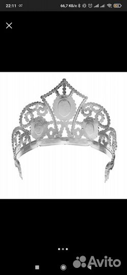 Корона Принцесса с рубином