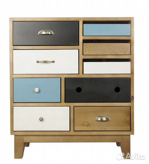 Комод Этажерка Aquarelle Birch 9 ящиков, новый