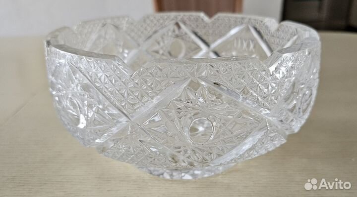 Ваза хрустальная СССР большая