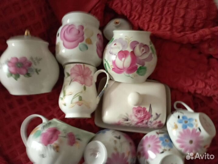 Молочник масленка сахарницы чашки СССР