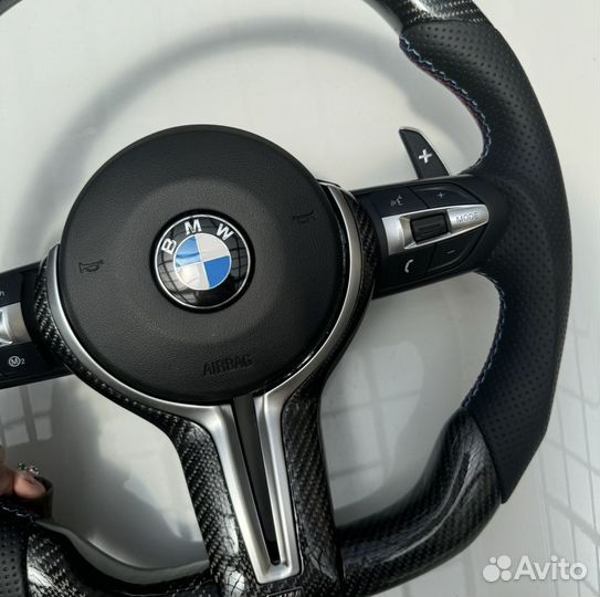 Руль BMW настоящий карбон