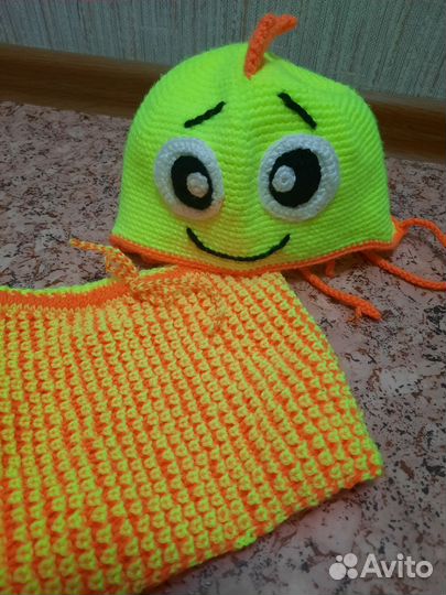 Детская шапка и снуд ручная работа