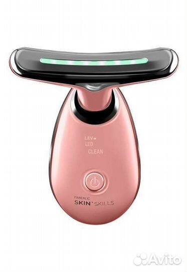 Массажер для омоложения шеи и лица skin skills