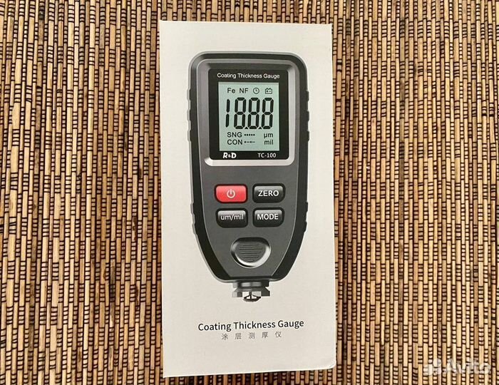 Толщиномер лкп TC 100 (новый) +батарейка