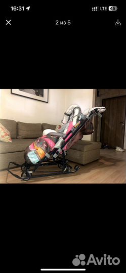 Сани-коляска комбинированная «Ника»