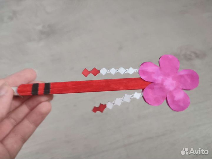 Заколка Genshin виде посоха яэ мико