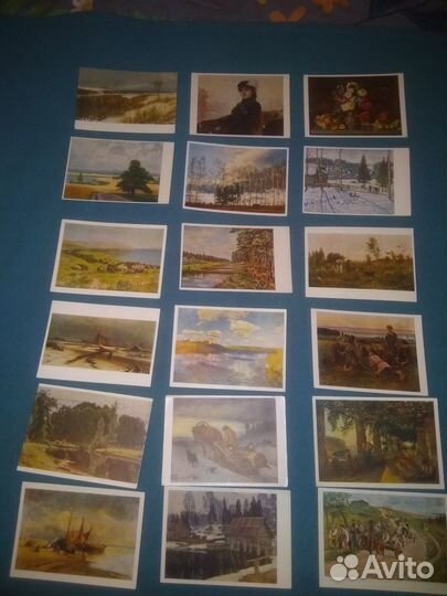 Открытка 50х Почтовая открытка Почтовая карточка