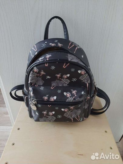 Рюкзак для девочки экокожа