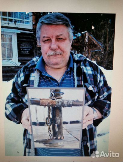 Картина Стожаров Владимир 22,5*31 карт. /мас