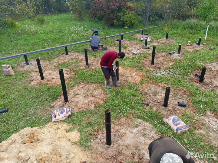 Винтовые сваи от производителя (Установка, доставка)