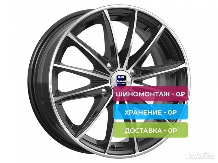 R15 4x100 6J ET45 D67,1 K&K Пойнт Бланк (кс884-04)