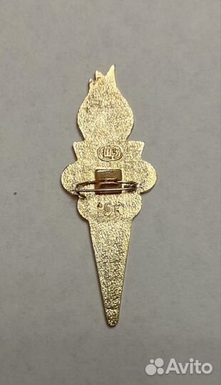 Значок СССР. Универсиада. Факел. 1973 Олимпиада ор