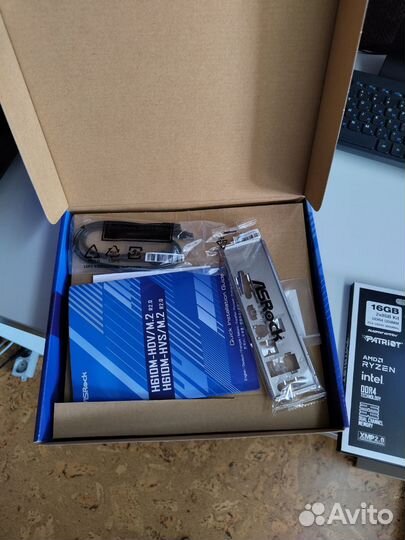 Новый Комплект i5 12400F+asrock H610M+16GB DDR4