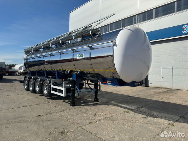 Полуприцеп пищевая цистерна Рускомтранс ППЦ 27 м3, 2024