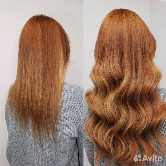 Наращивание волос модель