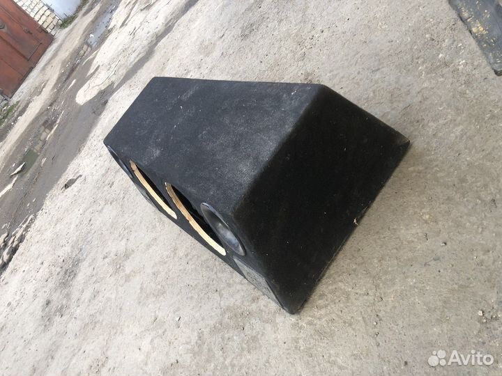 Короб для сабвуфера на трубе