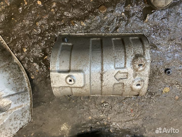 Теплозащитный экран глушителя kia rio 4 x-line