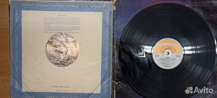 Винил грампласт испорч,Moody Blues