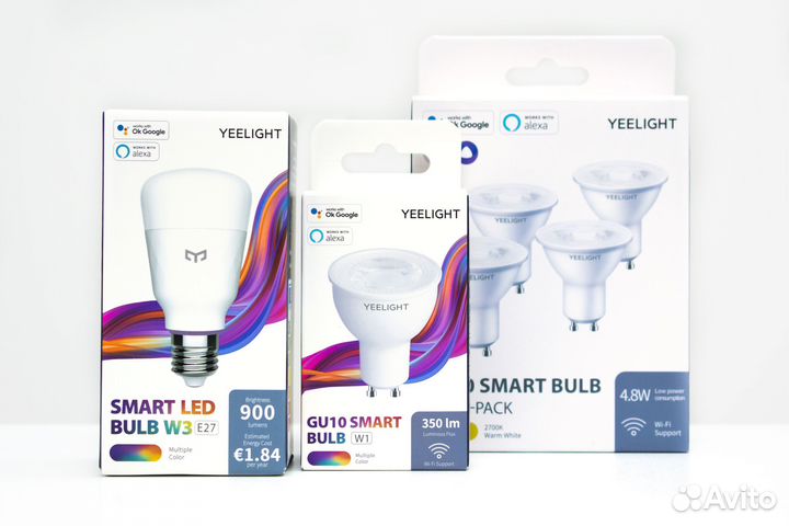 Умные лампочки Yeelight для Яндекс Алиса новые