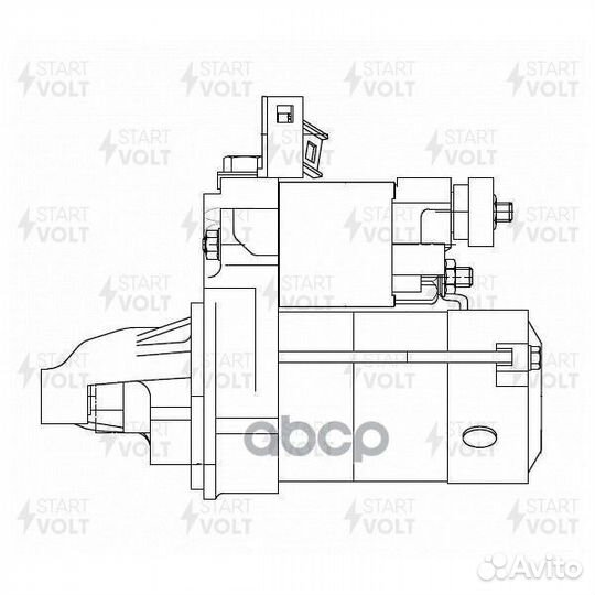 Стартер Honda CR-V (95) 2.0i 1,1кВт LST 2305