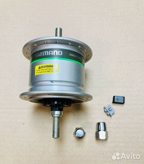 Новая динамо втулка Shimano