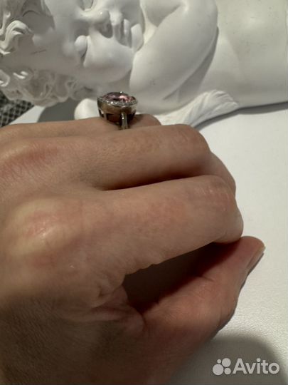 Кольцо + серьги серебро фианит