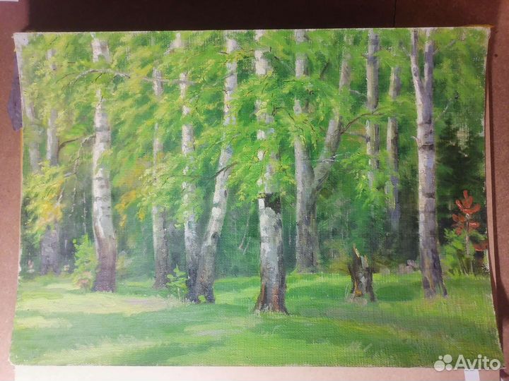 Картина маслом пейзаж Филимонов А. И