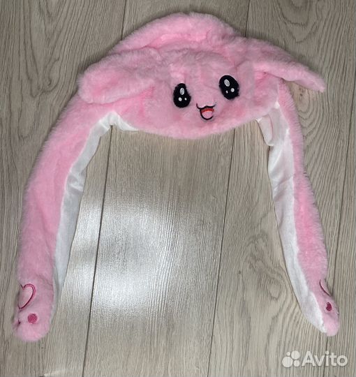 Шапка с ушами зайца