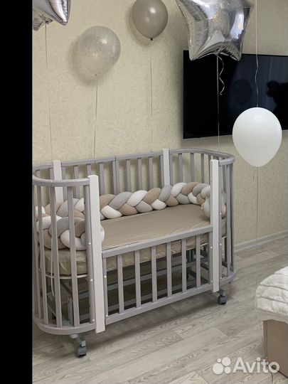 Детская кровать трансформер с маятником