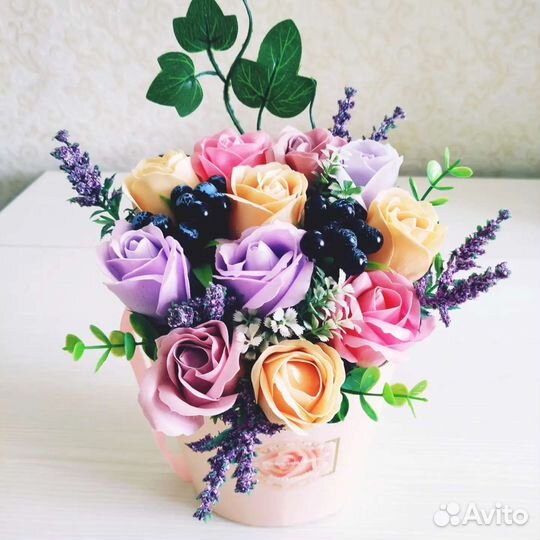 Мыльные букеты