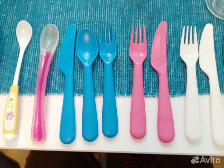 Детские столовые принадлежности икеа