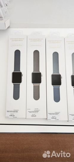 Ремешки moonfish для Apple Watch 42/44 мм нейлон