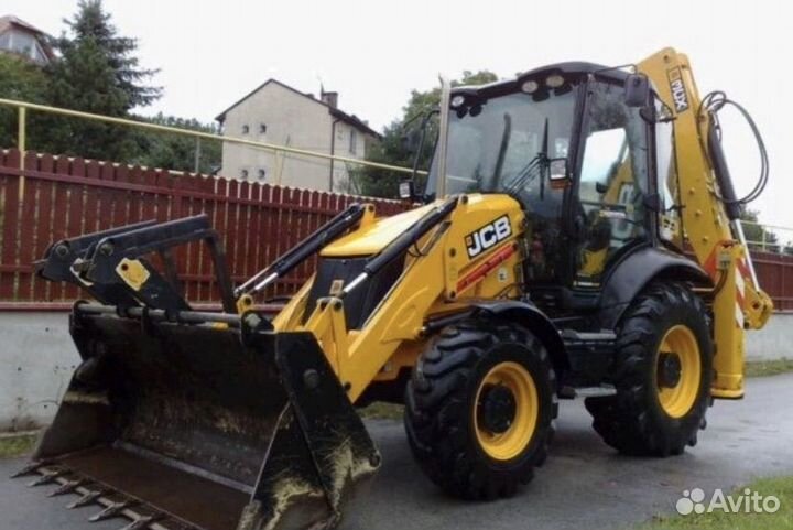 Аренда экскаватора погрузчика jcb