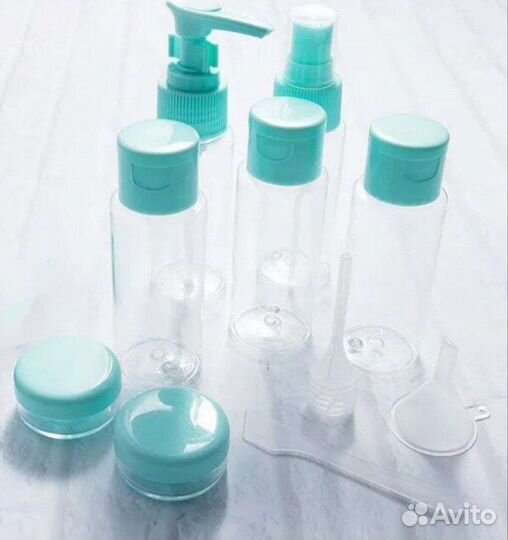 Новый Дорожный набор флаконов косметический