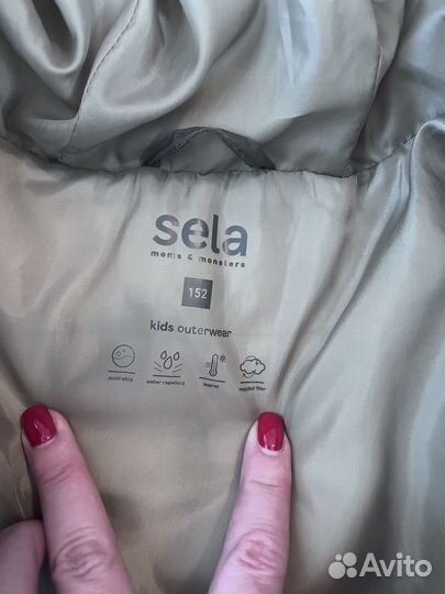 Куртка sela демисезон на мальчика рост 152