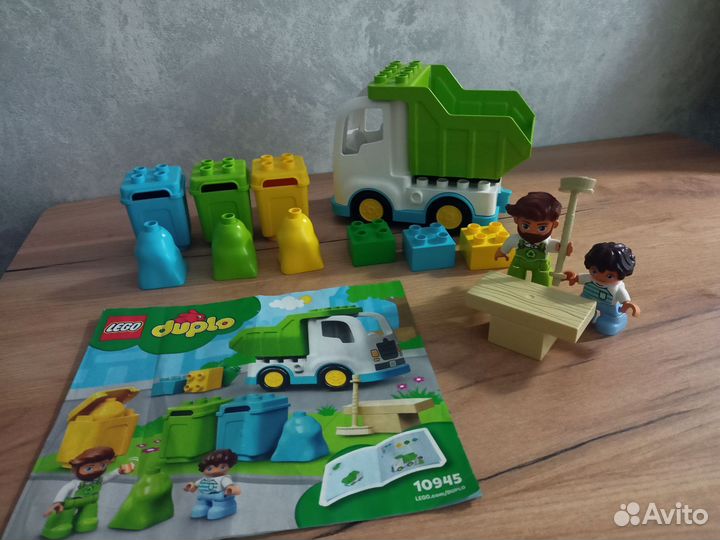 Конструктор lego duplo Town 10945 Мусоровоз