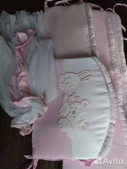 Бортики в детскую кроватку бу