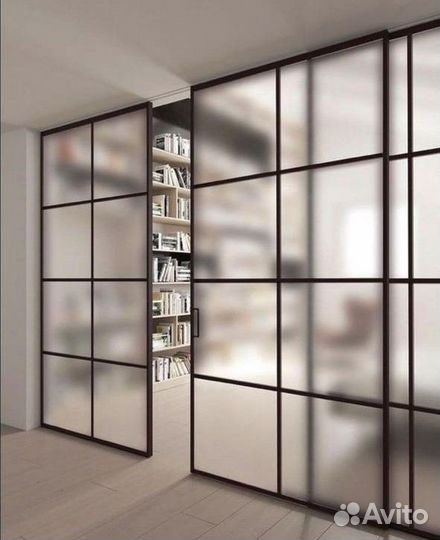 Распашные перегородки для зонирования