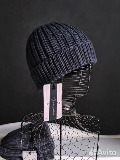 Шапка кашемир+меринос Италия